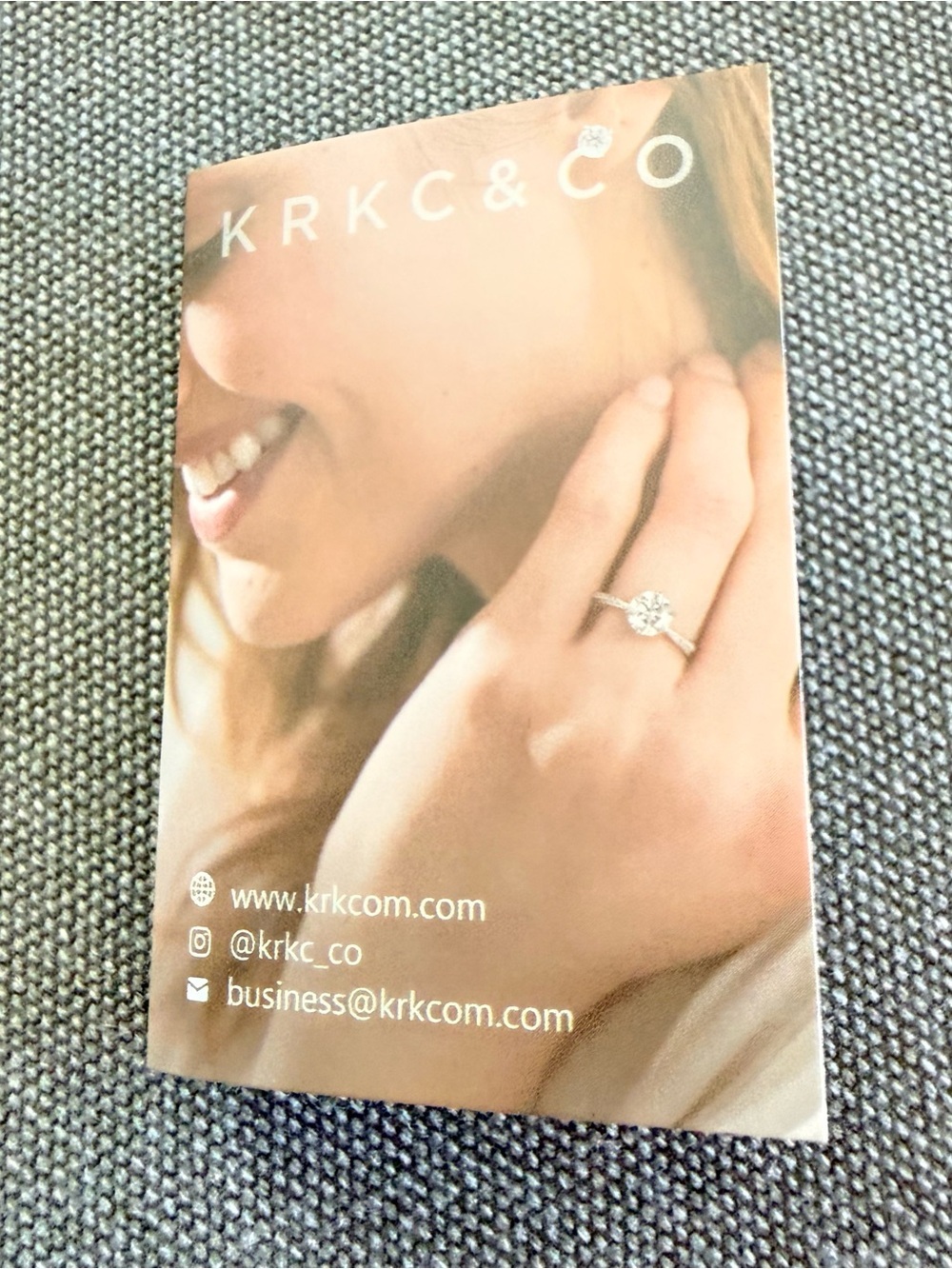 KRKC&CO Moissanite 1.0 CT 3 Stones Engagement Ring S925 Sterling Silver Size 5.5 - Picture 11 of 11